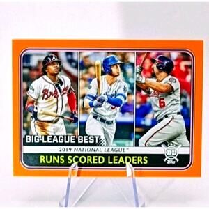 2020 Topps Big League - League Leaders Ronald Acuña Jr., Cody Bellinger, Anthony